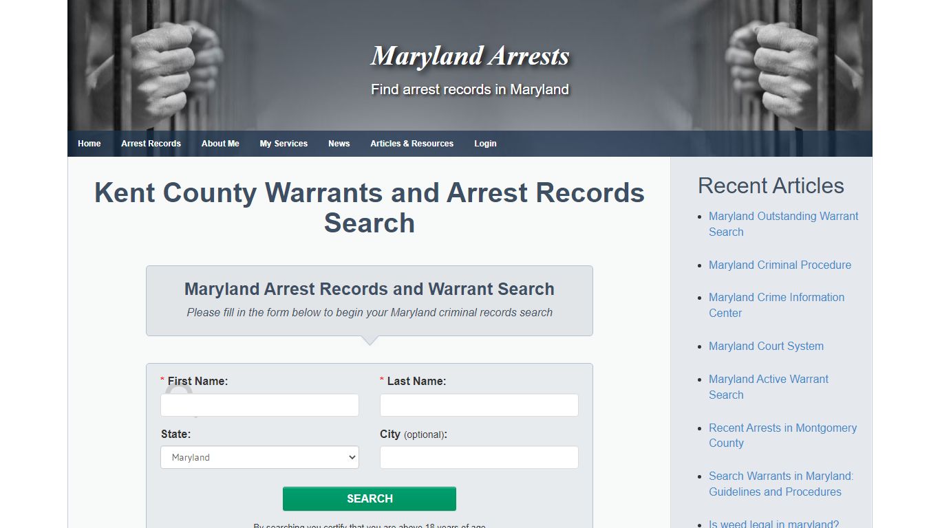 Kent County Warrants and Arrest Records Search - Maryland Arrests